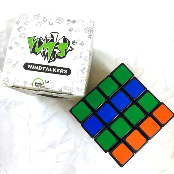 3-D Challenging  Puzzle Cube by Lan Lan Windtalkers NOS NWT - Picture 2 of 9